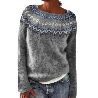 Generic Womens Jumpers Christmas for Women Winter UK Funny Ladies Sweaters Woman Jumper Womens Autumn Outfits Knitted Tops and Fashion Cotton Xmas Cable Knit 