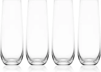 Mikasa Lana 9.5Oz Stemless Champagne Flutes
