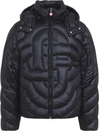 Casablanca Gewatteerd Pufferjack - Heren - Gewatteerde jassen - Zwart - M - Nylon - Jassen
