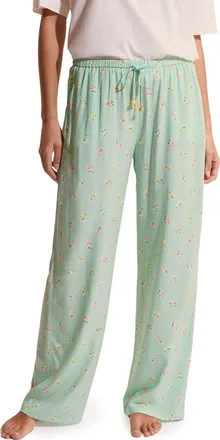 Etam Baya Fruit Print Sleep Pants in Nile Green at Nordstrom, Size X-Small