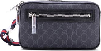 Gucci Soft Zip GG Coated Canvas Small belt bag - Zwart