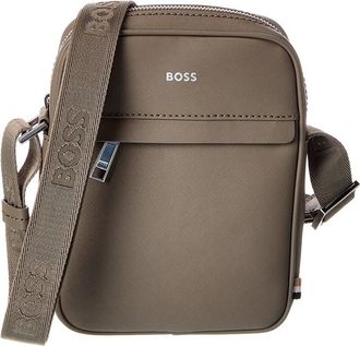 HUGO BOSS Zair M Ns Zip Leather Reporter Bag