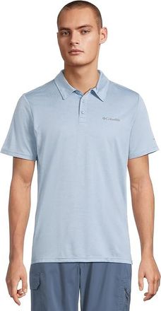 Columbia Hiketm Polo Mens Clothing Ripple Blue : 2XL, Polyester