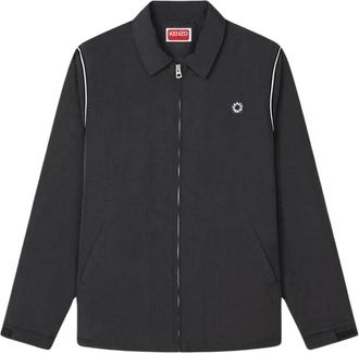 Kenzo Boke Flower 2.0 Heavy Coach Jacket - Heren - Zomerjassen - Zwart - M - Nylon - Jassen