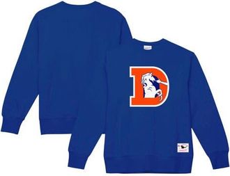 Mitchell & Ness Mens Mitchell & Ness Royal Denver Broncos Basic Fleece Pullover Sweatshirt at Nordstrom, Size Xx-Large