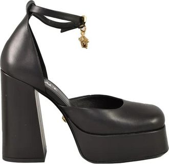 Versace Collection Leather Pumps - Black