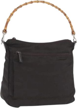 Gucci Pre-owned Vintage Schoudertas - Dames - Vintage Schoudertas - Zwart - ONE Size - Leer - Vintage