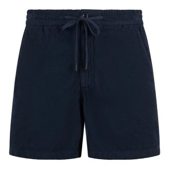 Slowear Casual Shorts, male, Blue, Size: W34 Regular Fit Corduroy Bermuda Shorts