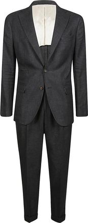 Eleventy Uomo, Abiti Uomo, Nero, L, new