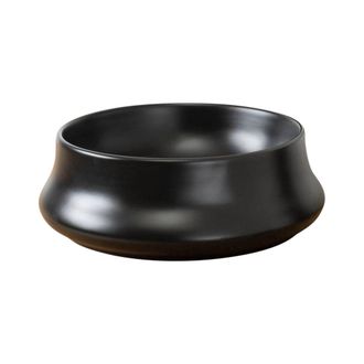 Wanda Collection Lavabo de cer&aacute;mica negra 41cm