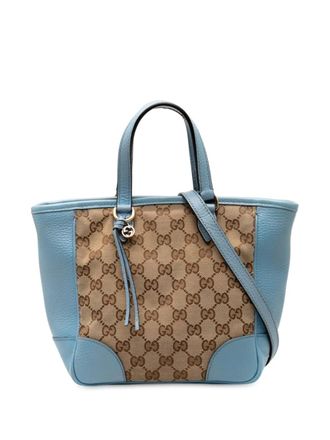 Gucci 2000-2015 Small GG Canvas Bree satchel - Blue