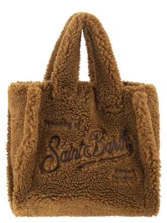 MC2 Saint Barth Vanity Mini Teddy Sherpa Handtasche mit Logo