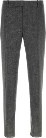 Alexander McQueen Grey Flat Front Pants