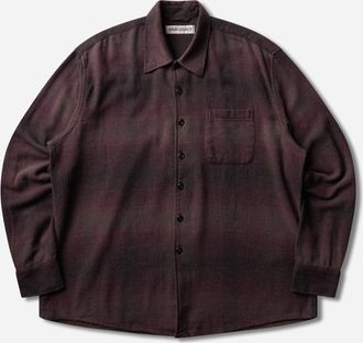 Our Legacy Men s Above Shirt Cordial Dusk Check
