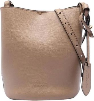 Burberry Pre-owned Bucket Bags, female, Brown, Size: ONE SIZE Pre-owned Bucket Bag