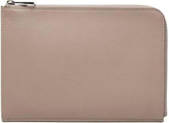 Louis Vuitton Pre-owned Pochette Jour - Dames - Vintage Clutch - Beige - ONE Size - Leer - Vintage