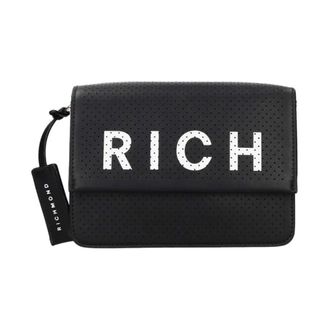 John Richmond Cross Body Bags, female, Black, Size: ONE SIZE Black Shoulder Bag with Style