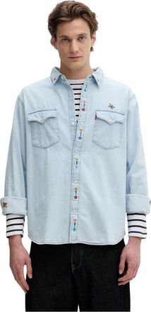 Levi's Denim Shirts - Heren - Spijkeroverhemden - Blauw - M - Denim - Overhemden