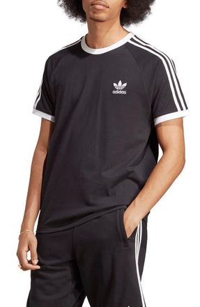 adidas Adicolor 3-Stripes T-Shirt in Black at Nordstrom, Size Medium