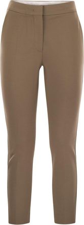 Max Mara Womens Pegno - Viscose Jersey Trousers - Tan - Size EU 34 (Womens)