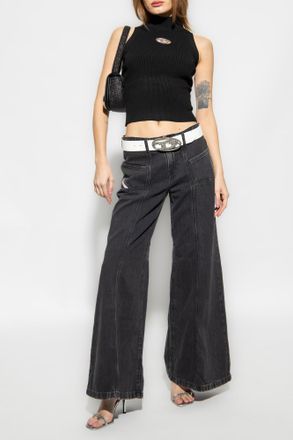 Diesel Jeans D-AKII L.30, Womens, Black
