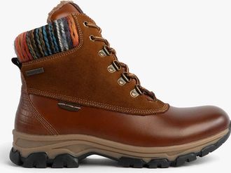 Josef Seibel Womens Josef Seibel WYNTER 02 Womens Waterproof Lace Up Boots Brandy - Brown - Size: 5