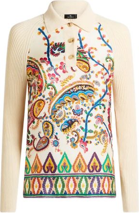 Etro Polo con stampa paisley - Toni neutri