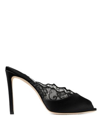 Jimmy Choo London Brigitte Lace Mules