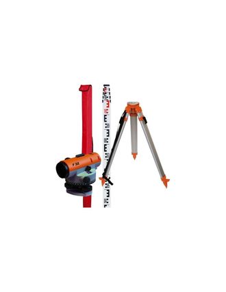 OEM Kit De Nivelaci&oacute;n F32 - 1 Nivel + 1 Mira + 1 Tr&iacute;pode De Aluminio - Nedo
