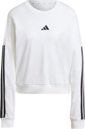 adidas (WMNS) adidas Essentials 3-Stripes French Terry Sweatshirt Asia Sizing White JD5285