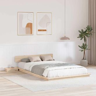 vidaXL Struttura Del Letto Marrone 120 X 190 Cm Legno - Vidaxl