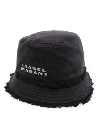 Isabel Marant Cappello bucket Bergen con ricamo - Nero
