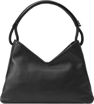 Staud Valerie Leather Shoulder Bag in Black at Nordstrom