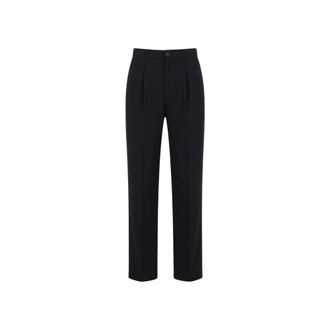 Danton Chinos, male, Blue, Size: W42 C/N Double Pleated Easy Pants