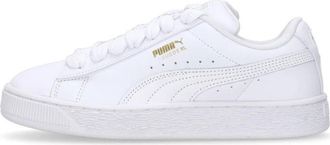 Puma Suede Lage Schoen Wit Damp Grijs - Heren - Sneakers - Wit - 36 EU - Leer - Schoenen