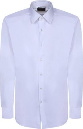 Dell'Oglio Classic Cut Shirt - Heren - Zakelijke Overhemden - Wit - XL - Katoen - Overhemden