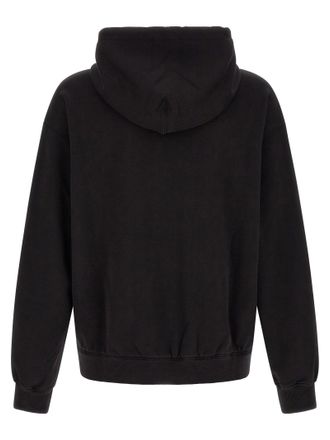 Dolce & Gabbana Logo-Embroidered Hoodie - Black
