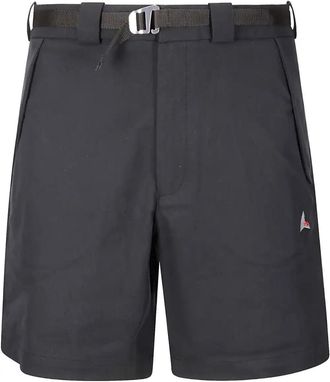 Roa Logo-Embroidered Shorts - Mens - Polyamide/Elastane/Polyester/Alginate
