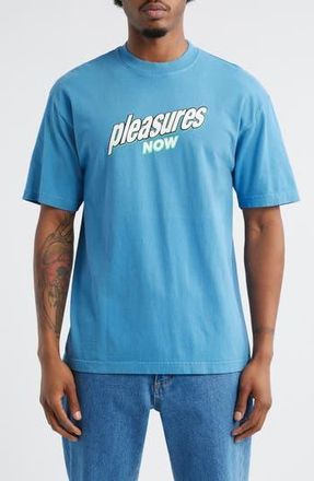Pleasures Quench Graphic T-Shirt in Blue Moon at Nordstrom Rack, Size Small