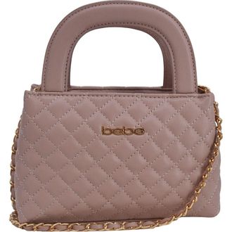 Bebe Sofie Mini Satchel in Mauve at Nordstrom Rack