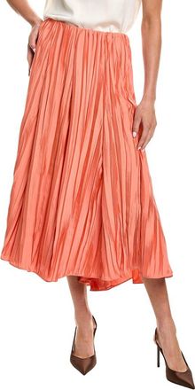 Vince Crinkle Paneled Maxi Skirt