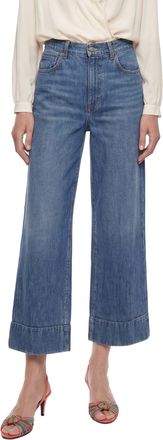 Valentino Cropped Flare Jeans