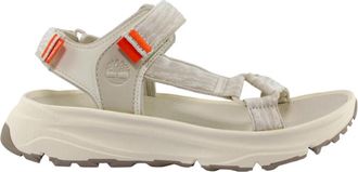 Timberland Witte Webbing Stijlvolle Riem - Dames - Sandalen - Beige - 39 1/2 EU - Polyester - Schoenen