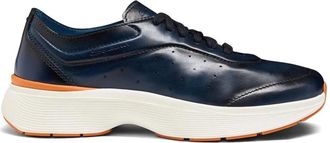 Santoni Schoenen, Heren, Blauw, 40 1/2 EU, Stijlvolle Sneakers voor Mannen
