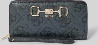 Guess Portemonnaie mit Label-Detail Modell JANIE in Black, Gr&ouml;&szlig;e 1