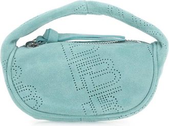 by FAR Sea Green Suede Micro Cush Handbag