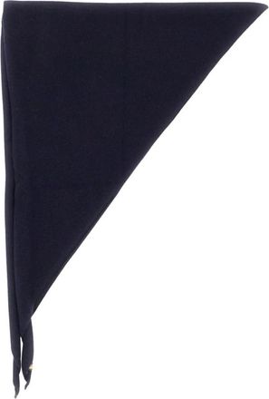 Extreme Cashmere N&deg;35 Bandana Sjaal - Dames - Wintersjaals - Blauw - ONE Size - Wol - Accessoires