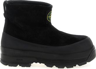 Stone Island Mens Suede Ankle Boots