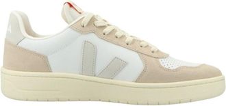 Veja White Natural Logo Sneakers