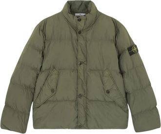 Stone Island Quilted Nylon Blouson - Heren - Winterjassen - Groen - XL - Nylon - Jassen